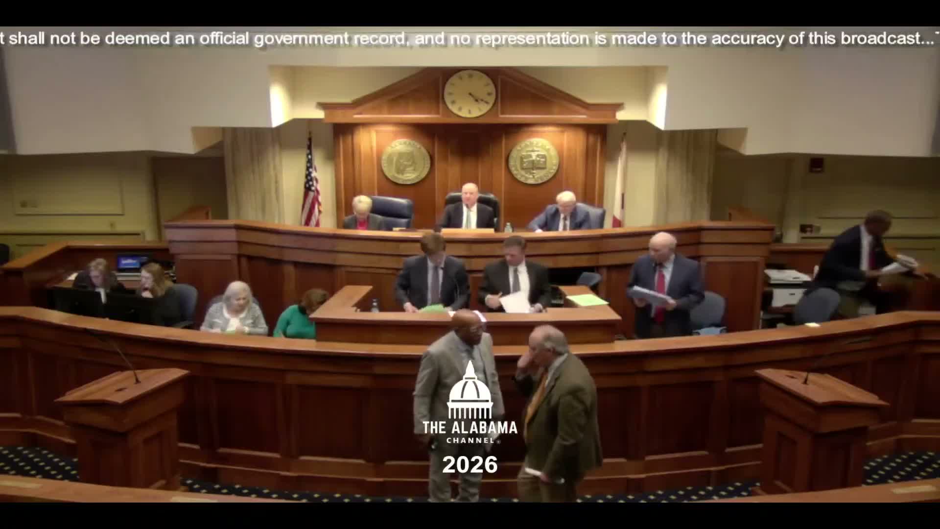 Alabama Senate adopts special order calendar, advances bills and confirms a slate of appointees