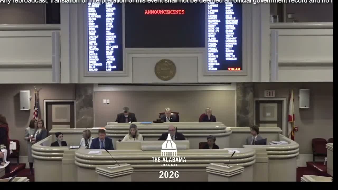 Alabama House warns members of winter storm; budget hearings moved, reconvene date left fluid