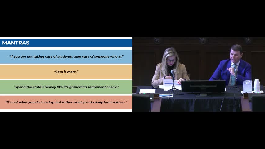 State superintendent asks Legislature to fund steady support for schools, highlights school security and literacy priorities