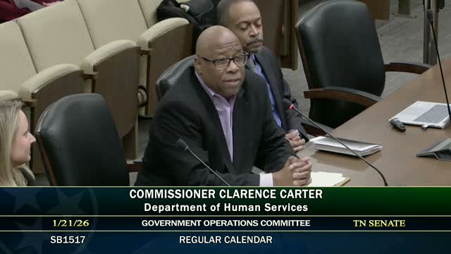 Senate committee advances DHS extension as commissioner defends TANF spending