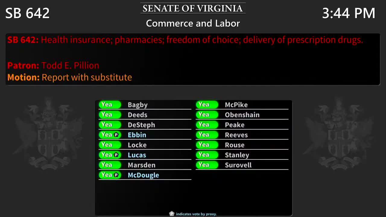 Senate consolidates PBM reforms into single measure; committee rolls in related bills