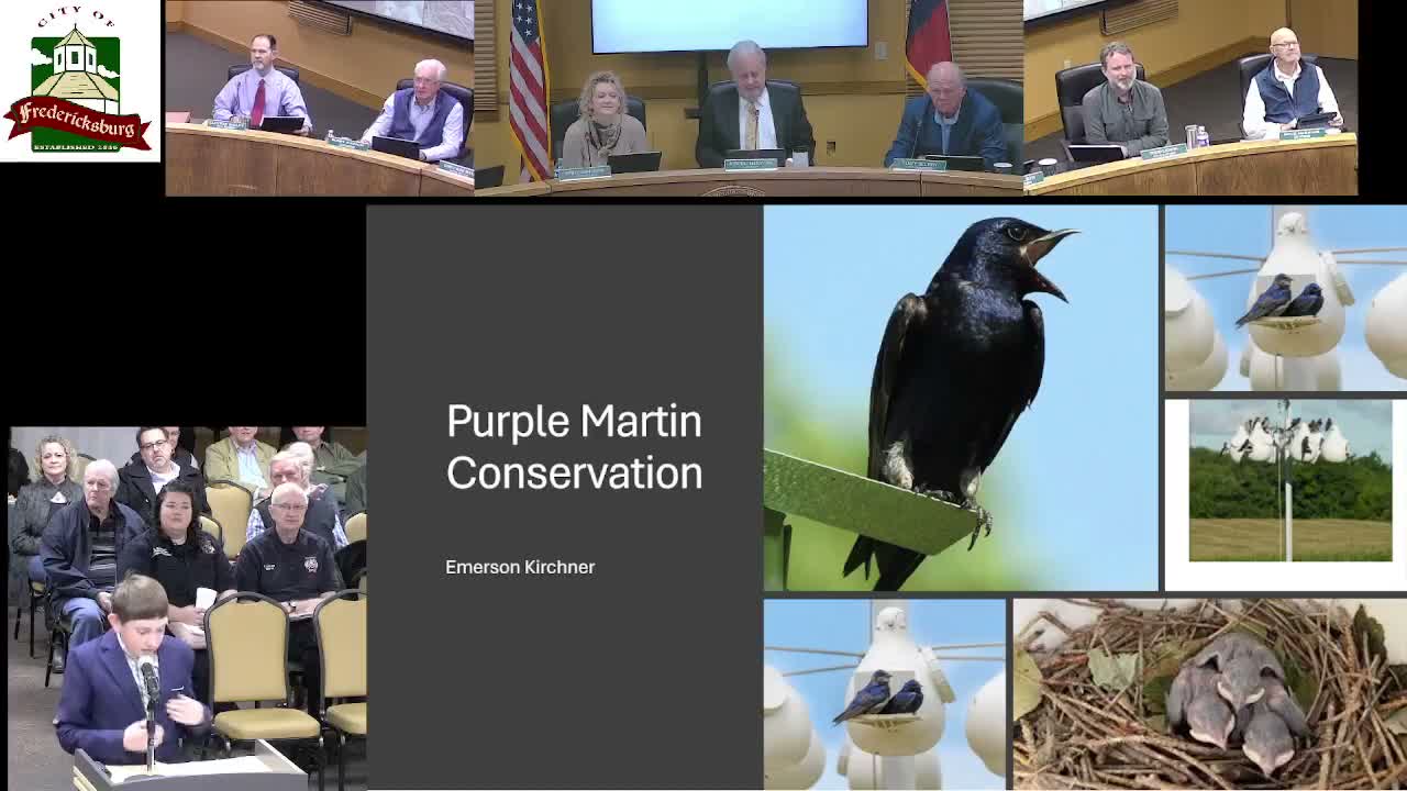 Youth 4-H project wins council approval for Purple Martin nesting racks at city site