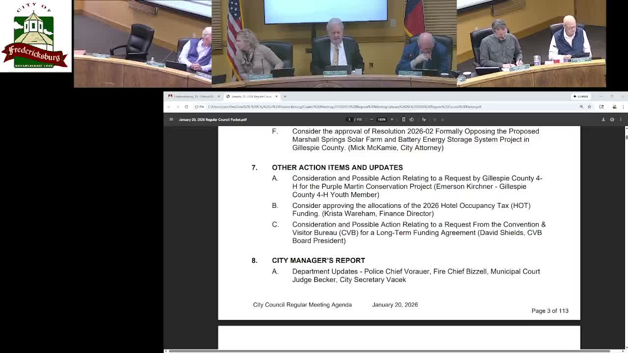 Council approves three-year funding agreement with Convention & Visitors Bureau using 5/7s model