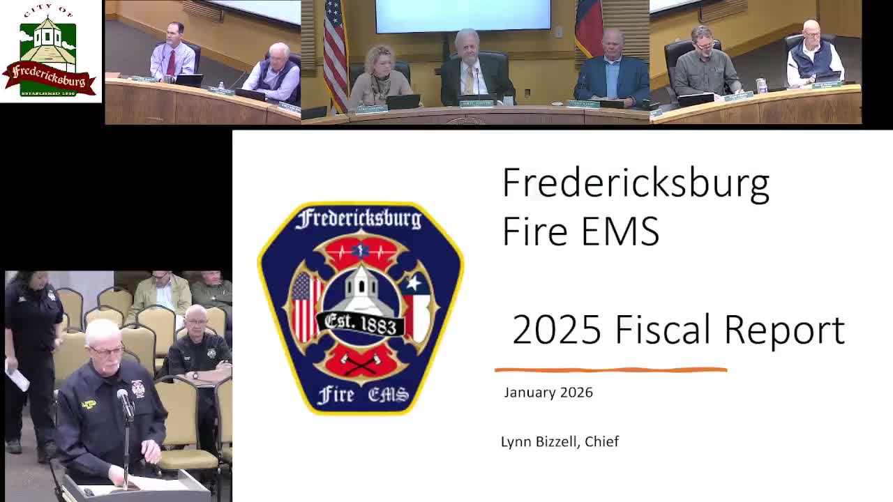 City receives 2025 year-end reports from police, fire/EMS, municipal court and city secretary