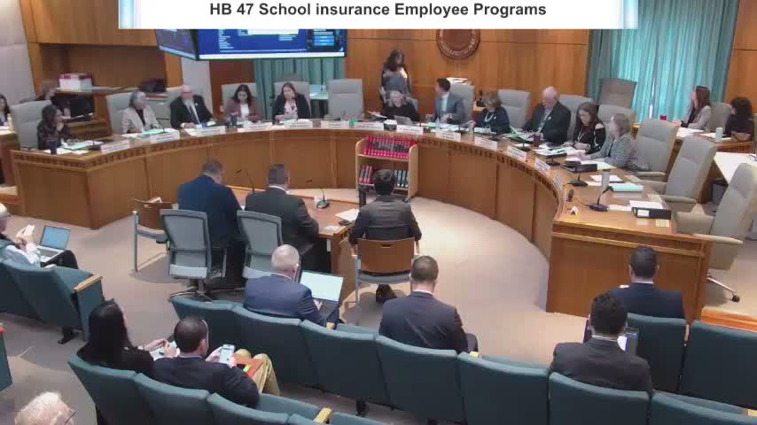 Committee gives House Bill 47 a 'do pass' recommendation to require 80/20 school employee health contributions