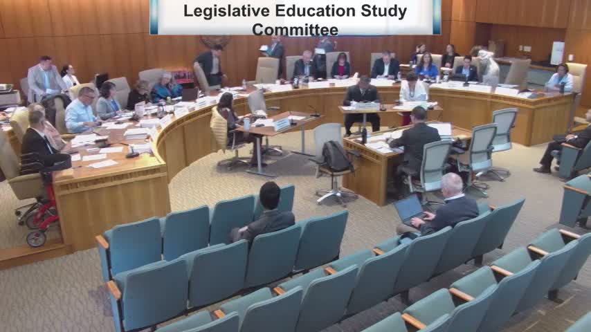 Legislative committee adopts annual report, directs staff to continue interim work