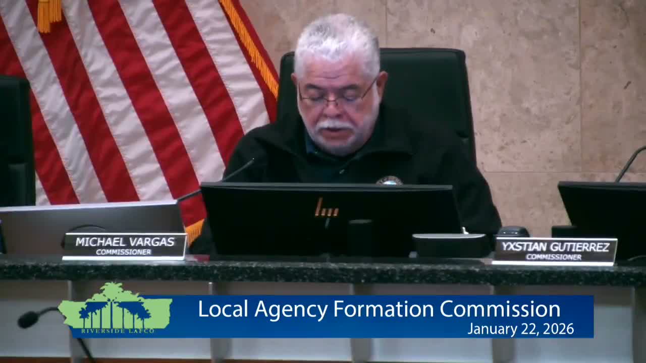 LAFCO elects Gutierrez as next chair and Areola as vice chair; committee rosters set