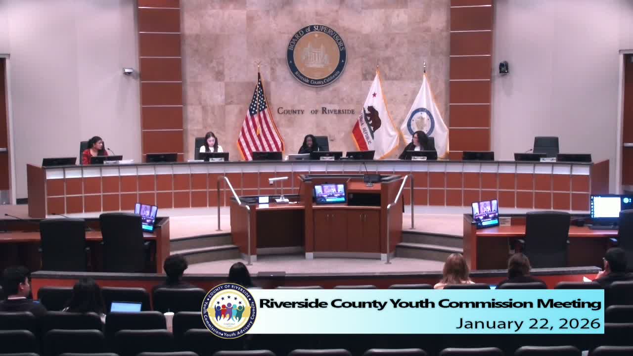 Riverside County Youth Commission approves three topics for April youth summit