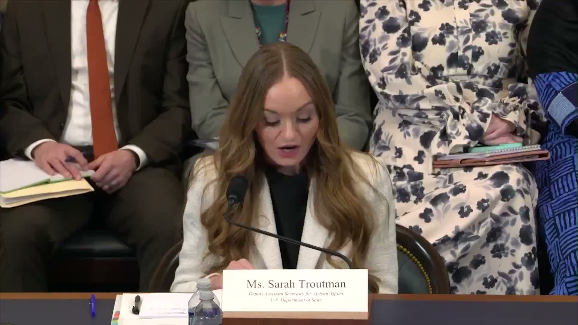 Washington Accords signed; testimony to congressional subcommittee highlights peace, monitoring and mineral security