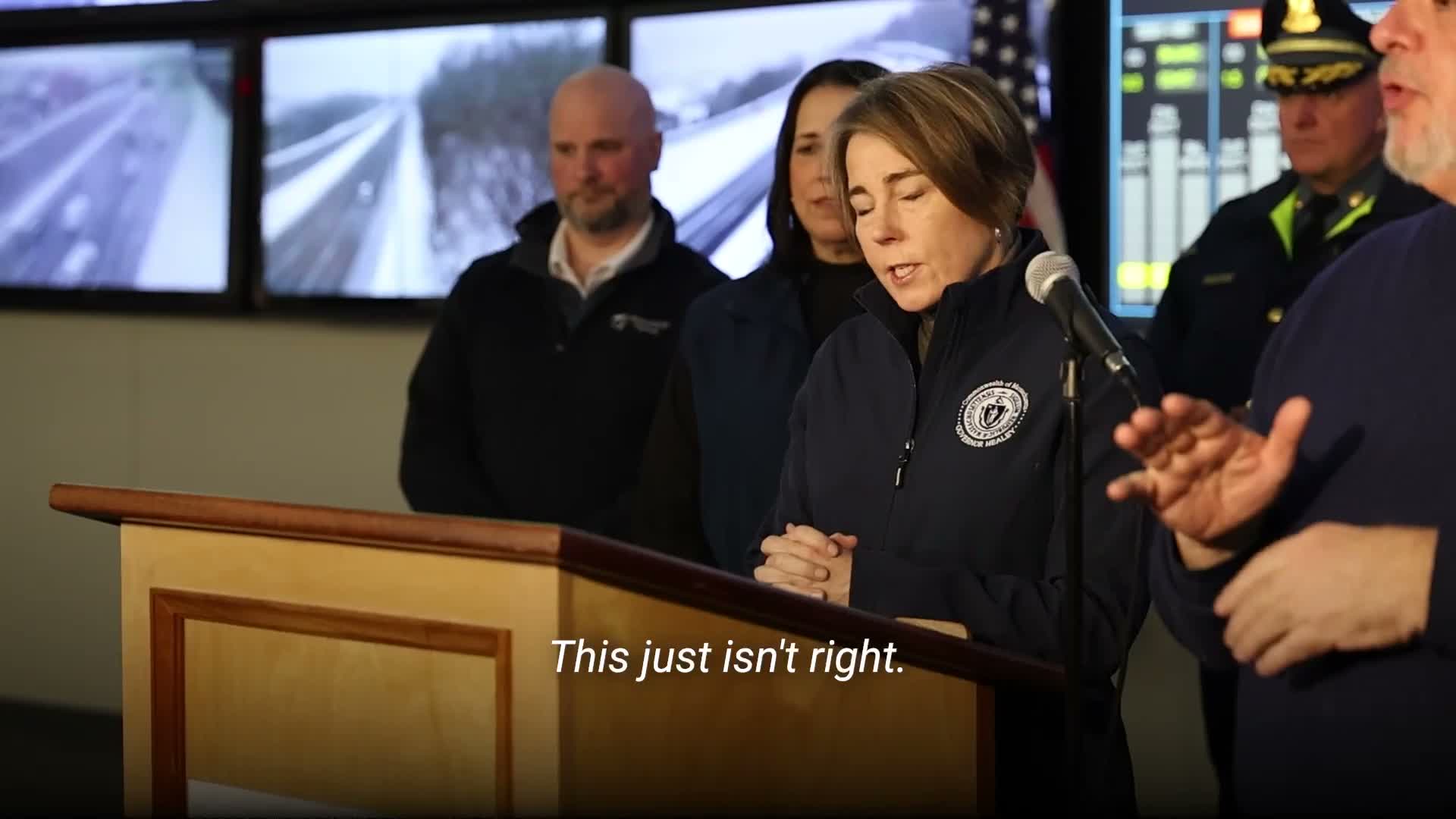 Unidentified speaker urges ICE pullback and accountability after fatality involving Alex Preddy