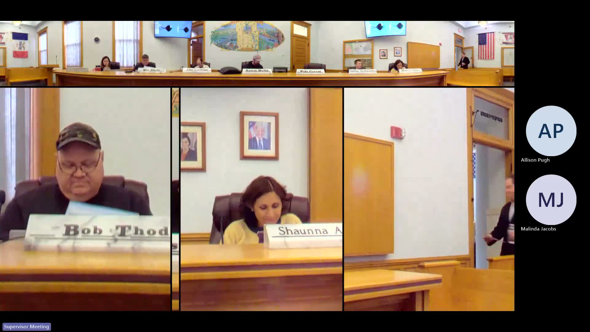 Webster County staff present non-departmental budget updates, flagging rising debt service and revenue shifts