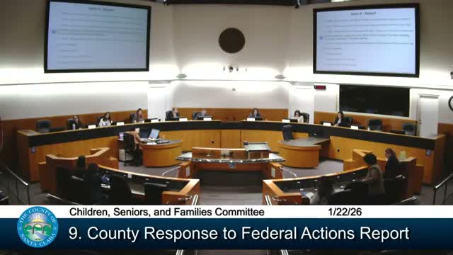 County details legal, legislative and community response plans to federal actions; immigrant services highlighted