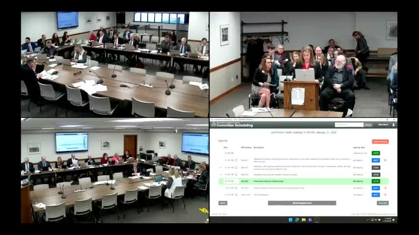 Committee unanimously approves expanded pharmacist authorities, with carve‑outs and safeguards