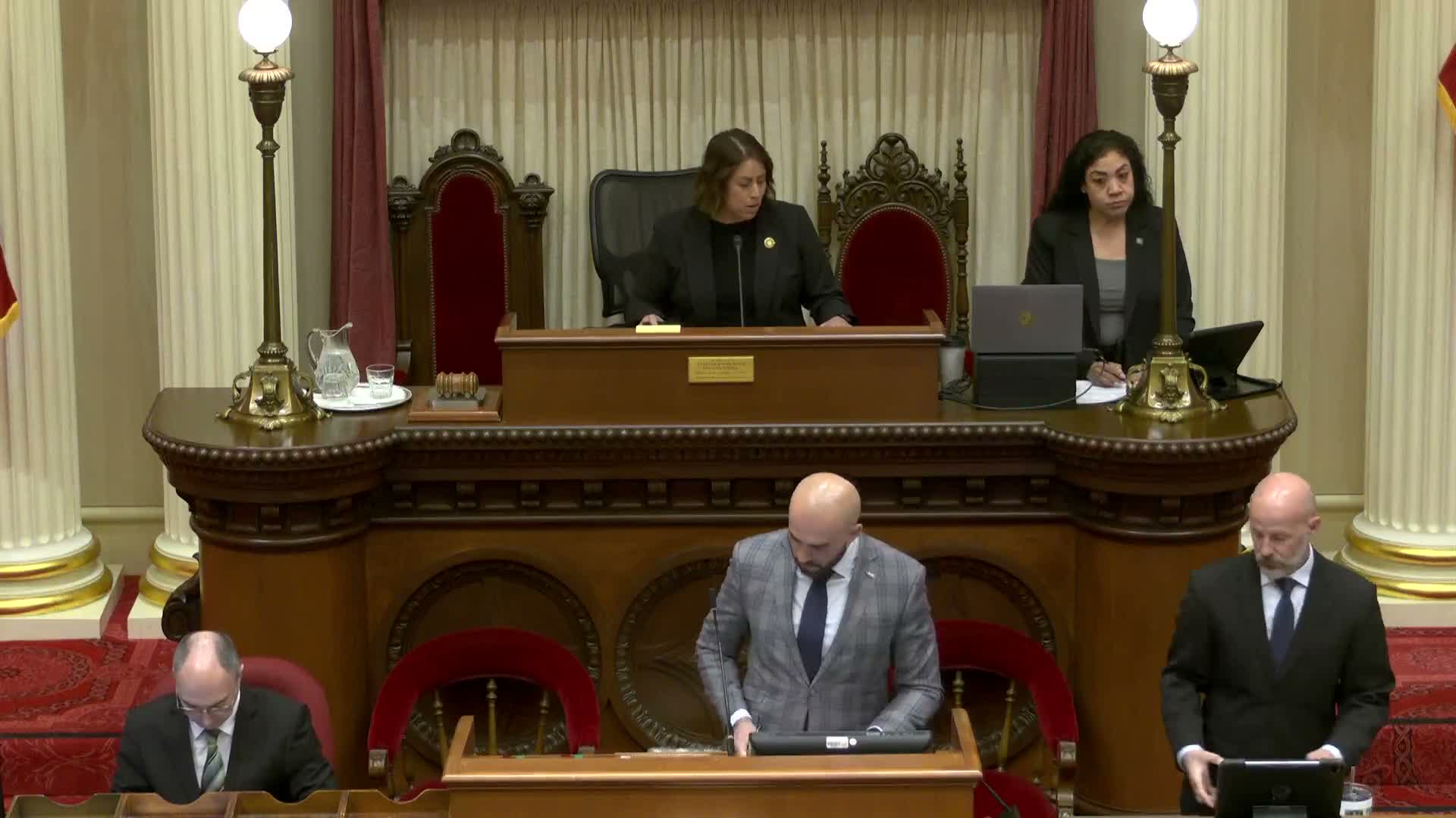 Senate adjourns in memory of several Californians; lawmaker urges more protections after clinician's fatal stabbing