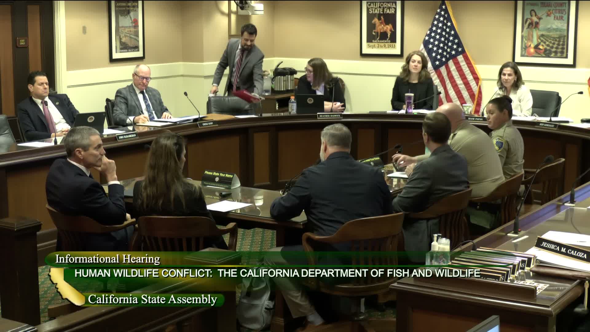 Assembly hearing spotlights funding shortfalls, staff gaps for California wildlife coexistence programs