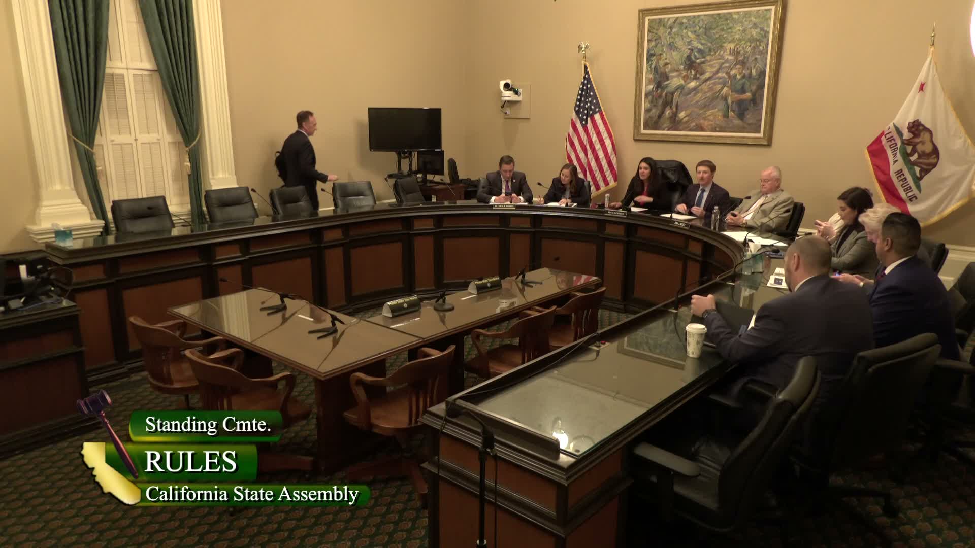 Rules Committee welcomes two new Assembly members and approves consent agenda