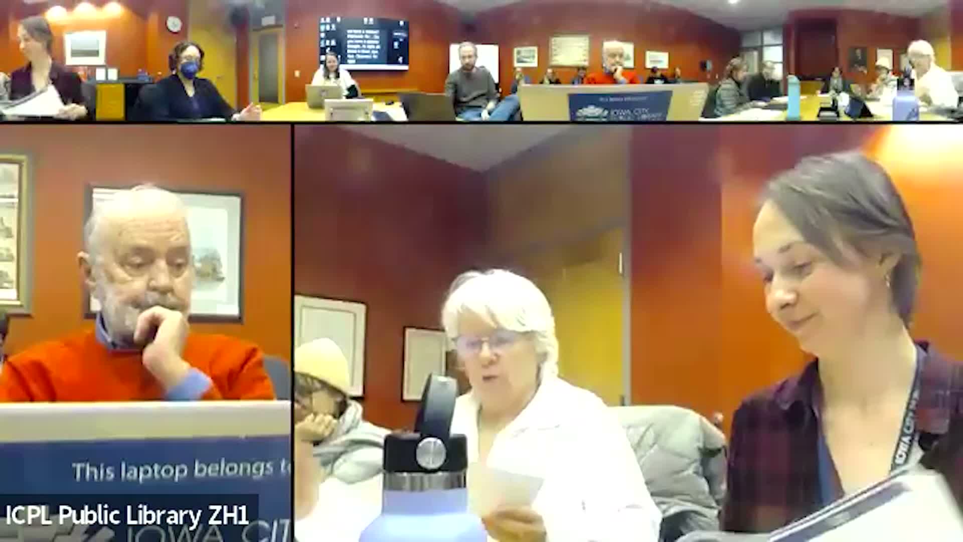 Board hears staff reports: fundraising near goal, film screening Jan. 24, and upcoming budget/CIP meetings