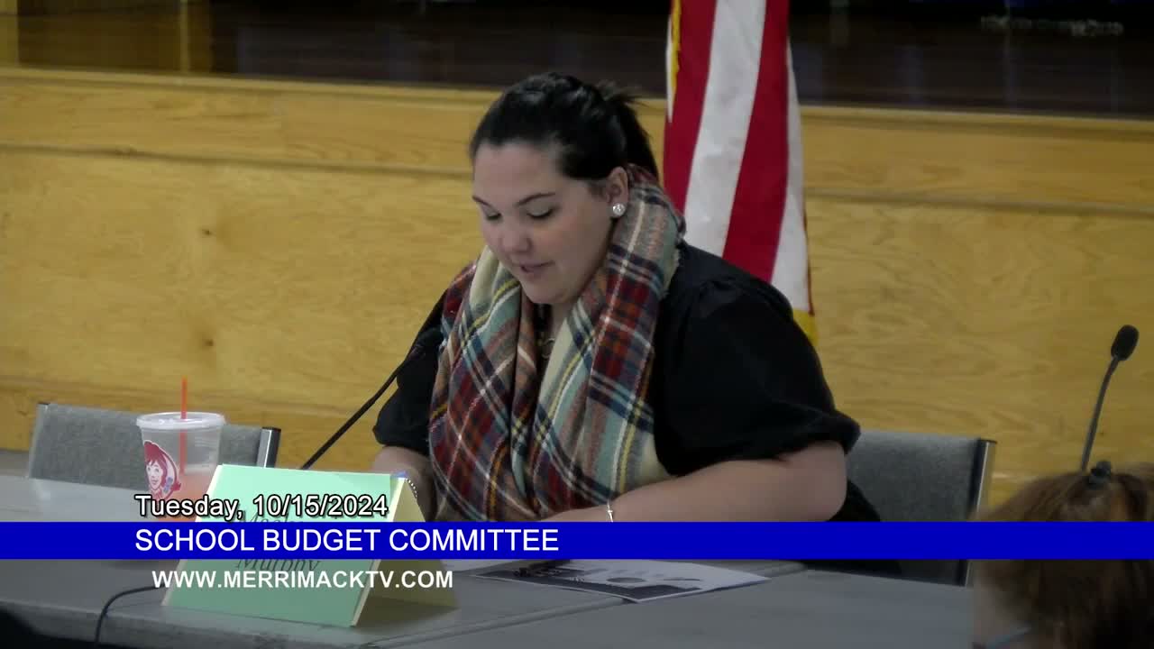 Jennifer McCormick elected chair; Lee French chosen as vice chair of Merrimack budget committee