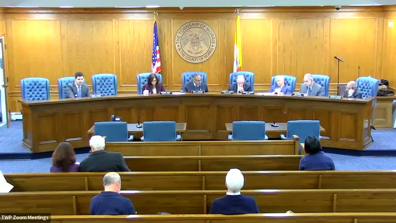 Morris Township committee members note budget pressures and read community statement on immigrant enforcement