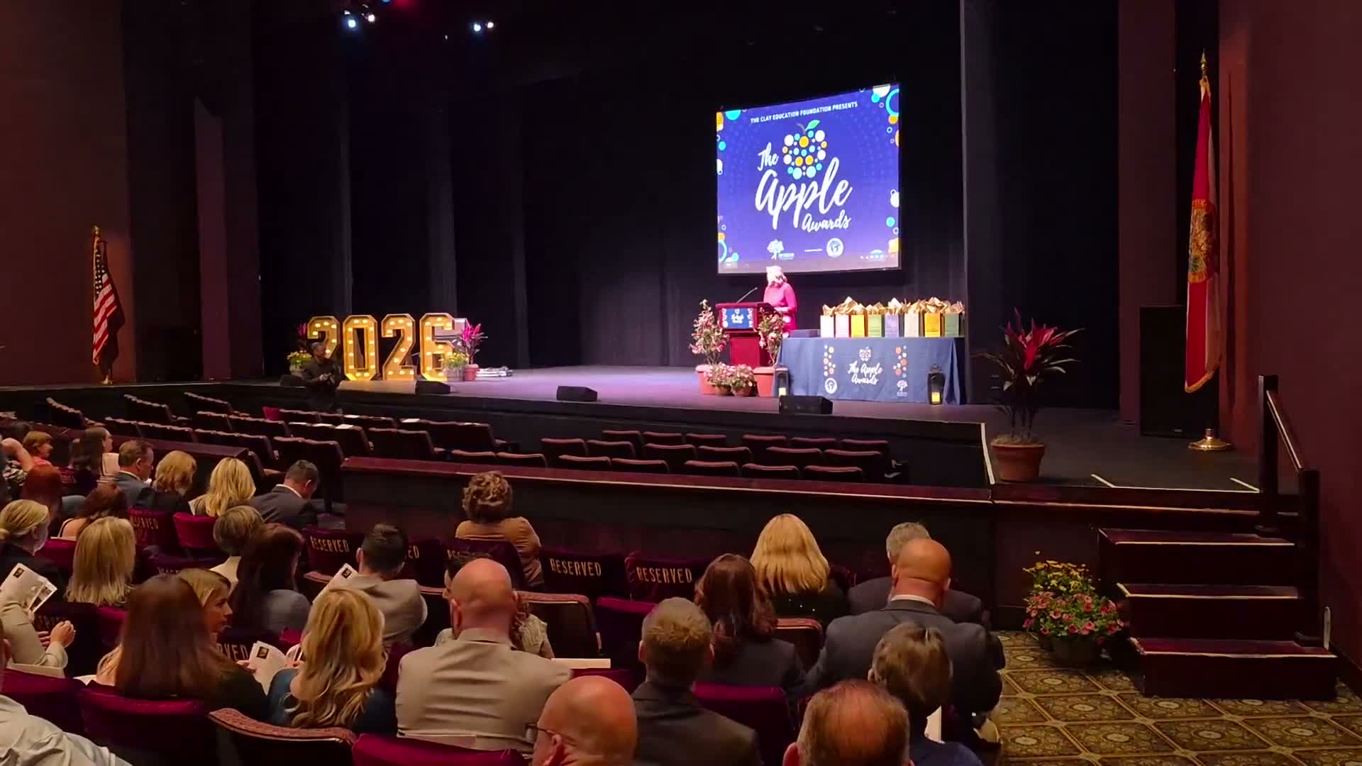 Clay County honors teachers and staff at Apple Awards; Jenna Perez named School‑Related Employee of the Year