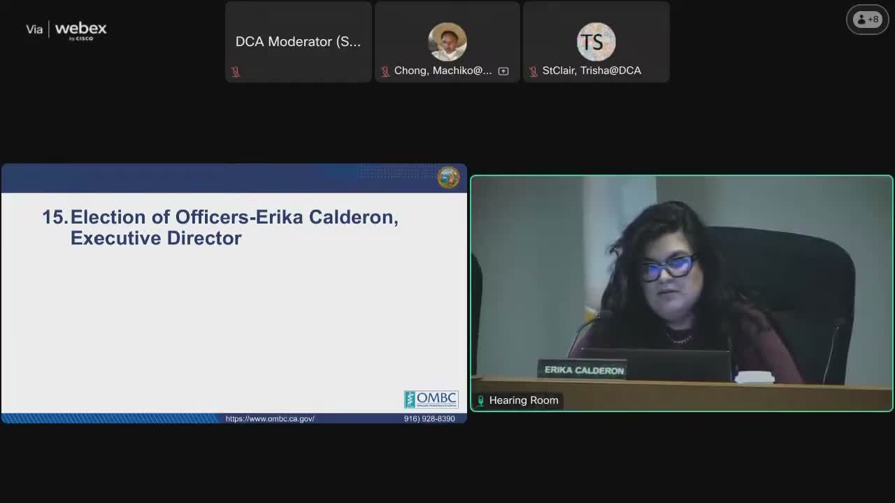 Denise Pines reelected OMBC president; Himesh Patel vice president; Corey Damian secretary