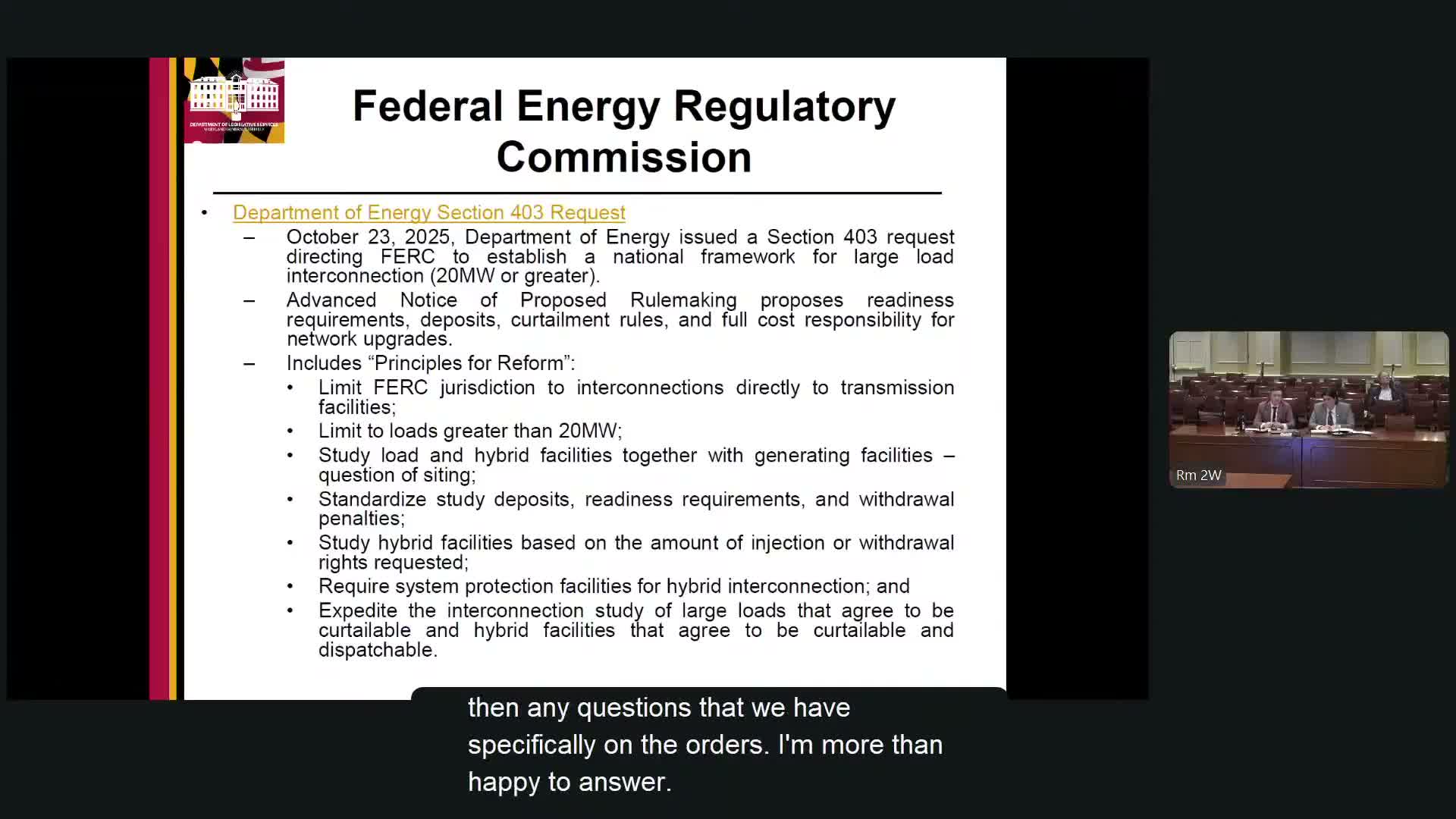 FERC and PJM actions on large‑load interconnection could reallocate transmission costs, panelists say