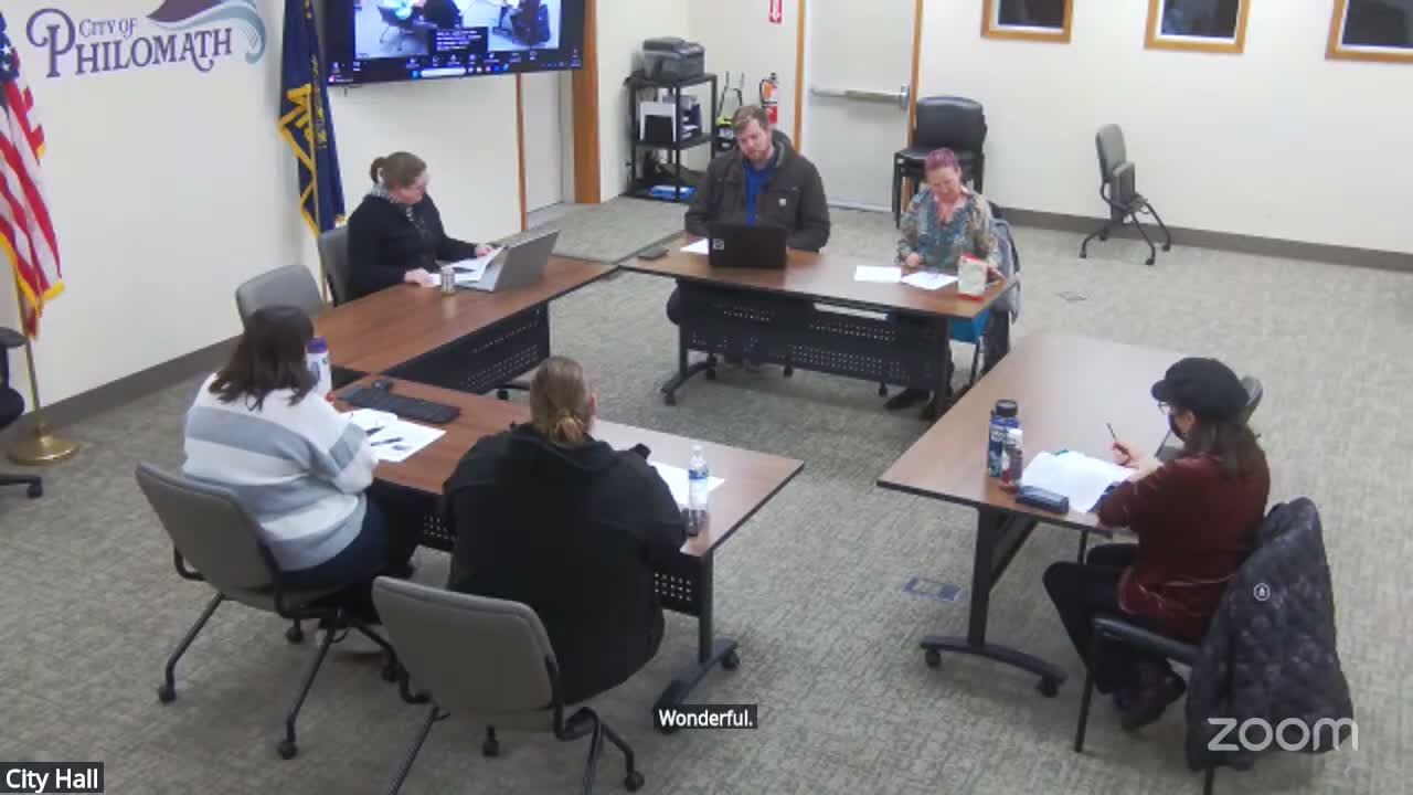 Philomath committee advances temporary public‑art call with $1,500 lease and Feb. 2 posting plan