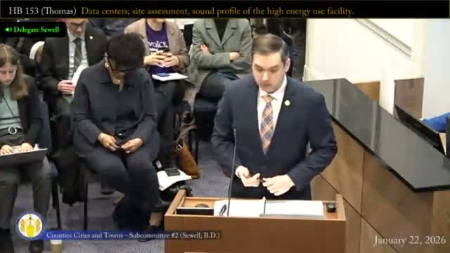 Subcommittee advances revised data-center siting bill after mixed testimony