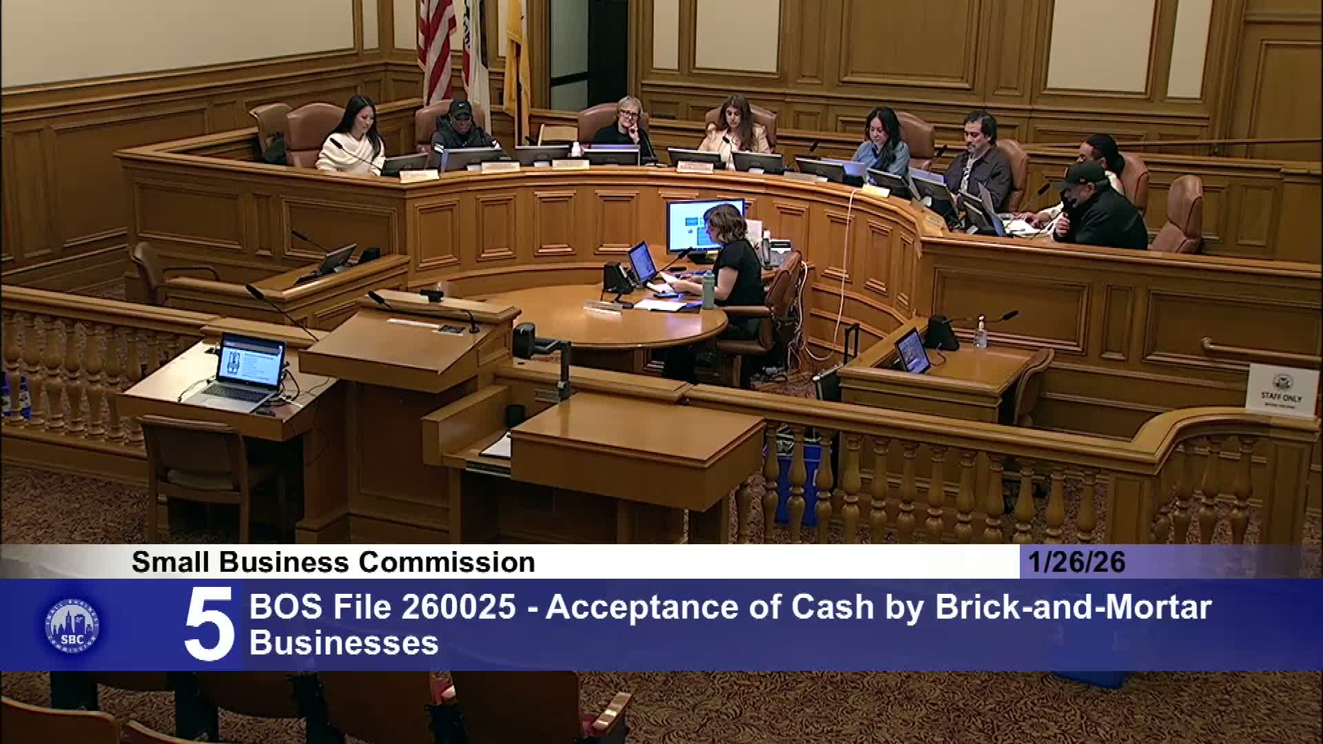 Commission adopts FY 2026-27 small-business budget priorities amid citywide deficit