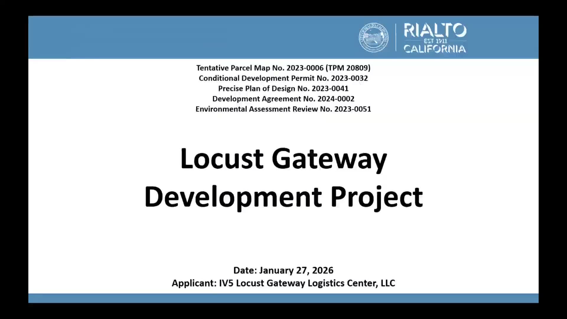 Rialto council approves Locust Gateway warehouse, secures $4 million community benefit
