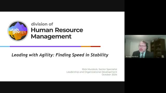 DHRM trainer: Utah state workforce can build 'business agility' through cognitive practice and culture shifts