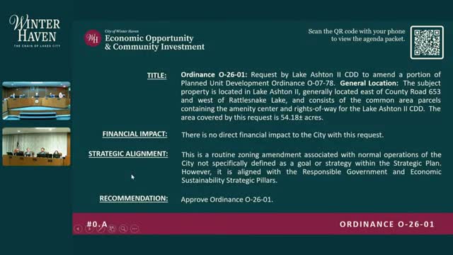 Winter Haven Commission approves multiple ordinances, street renaming and FDOT grant increase