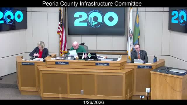 Peoria County committee approves jail kitchen upgrades, road agreements and bridge work
