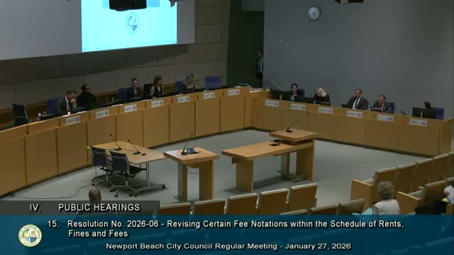 Council approves fee corrections, committee appointments and forms fiscal-transparency ad hoc