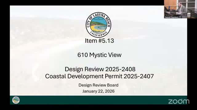 Large Mystic View house continued after residents raise geology, drainage, massing and privacy concerns