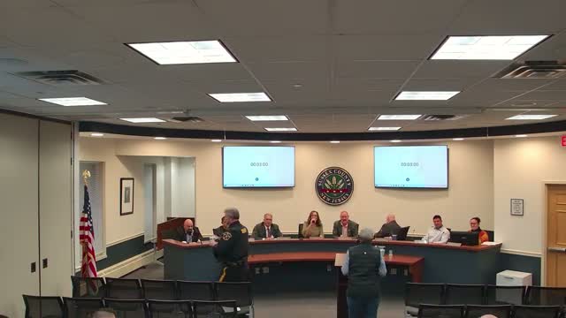 Public commenters urge federal action on Delaware Water Gap and raise food pantry concerns; a resident presses commissioner on 'stolen valor'
