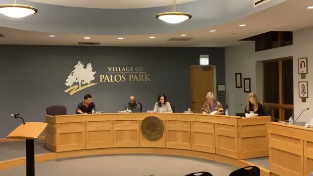 Palos Park commissioners approve consent items, continue fence-variance case and review paving pay estimate