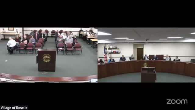 Roselle board adopts Town Center Area Plan update, proposes half‑acre village green