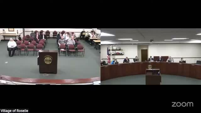 Roselle board approves $3.1M accounts payable and amends FY2025 budgets across capital funds