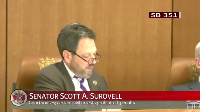 Committee backs courthouse‑arrest protections and bans on disguised officers; measures aim to safeguard access to courts