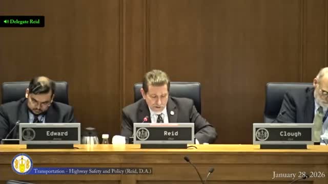 Subcommittee reports several transportation bills including green farm lights, parking authority and bicycle signals