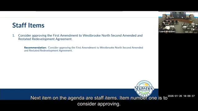 Shawnee approves extension for Westbrook redevelopment; developer outlines grocery anchor timeline