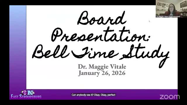 East Stroudsburg board to study small bell-time change after 2,400-response survey