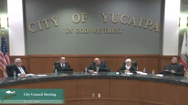 Yucaipa council renames 'Mayor Pro Tempore' title to 'Deputy Mayor'