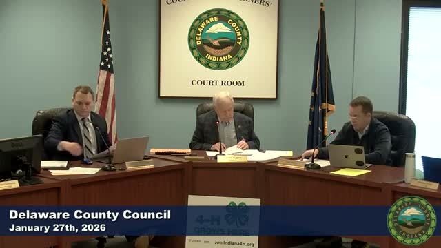 Delaware County Council approves multiple budget transfers and grant appropriations