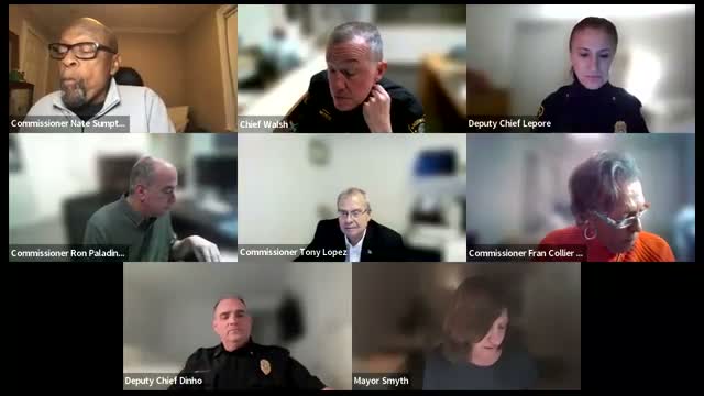 Police Commission approves training and tuition reimbursements, recognizes officers of the month