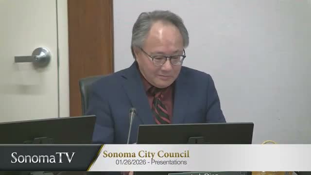 Sonoma Police chief reports 2025 calls, arrests and traffic data; staffing and volunteer gaps noted