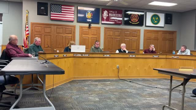 Village of Waukesha board approves budget amendments, equipment purchase and subscription renewal; delays CD decisions