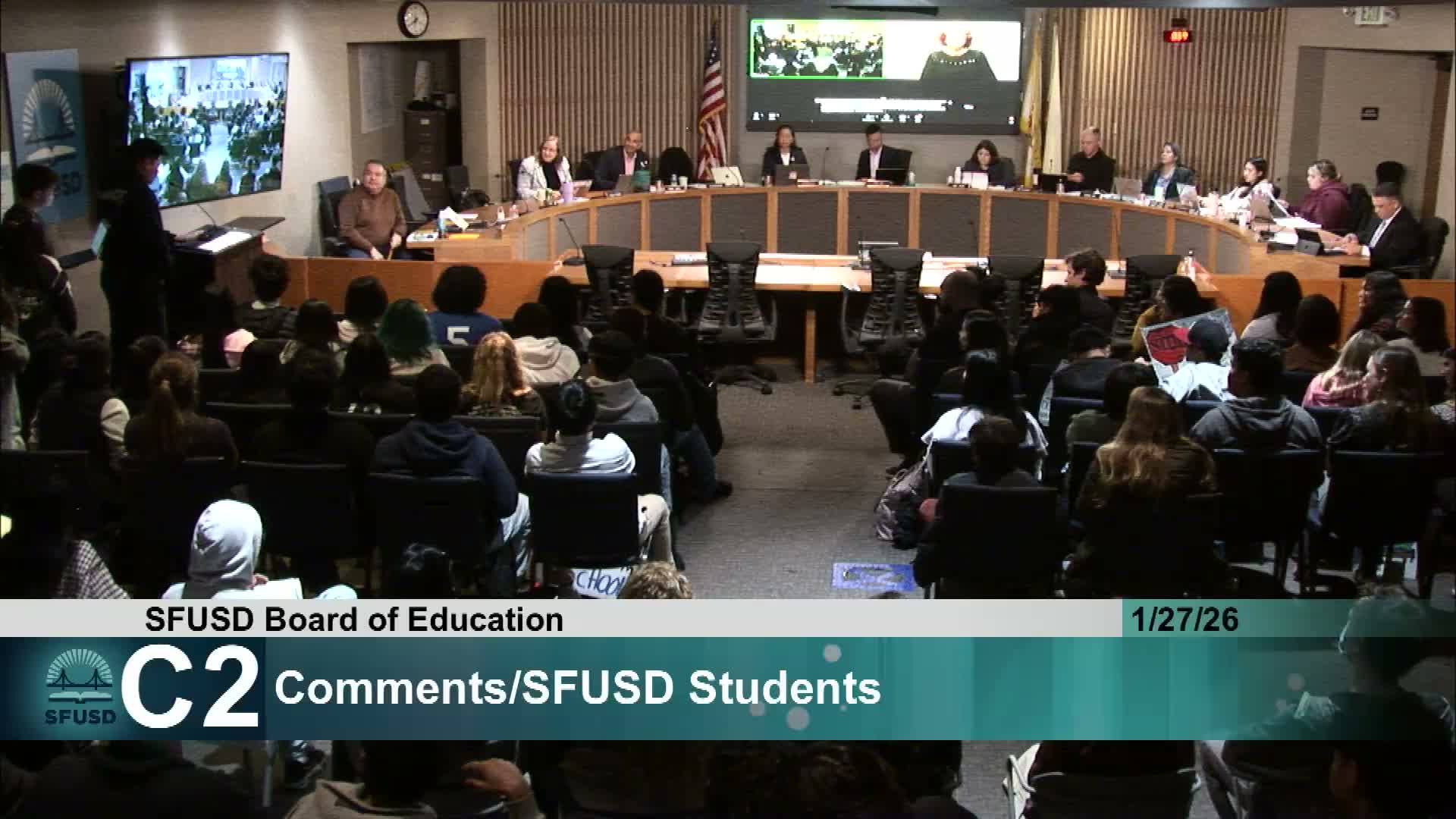 Students, staff and parents urge SFUSD board to spare San Francisco International High School from budget cuts