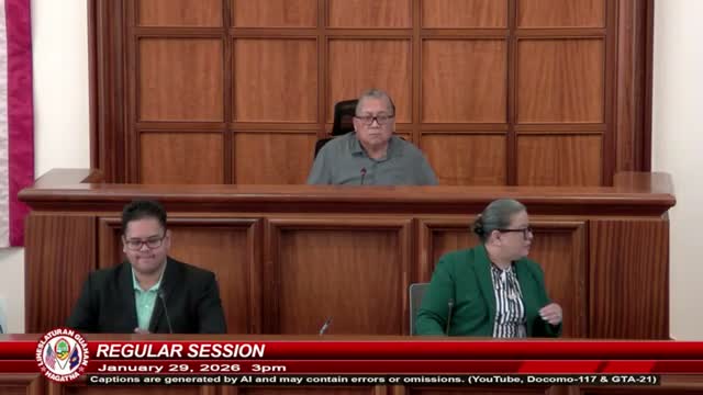 Guam Legislature advances package of bills, appends agency responses and confirms nominations